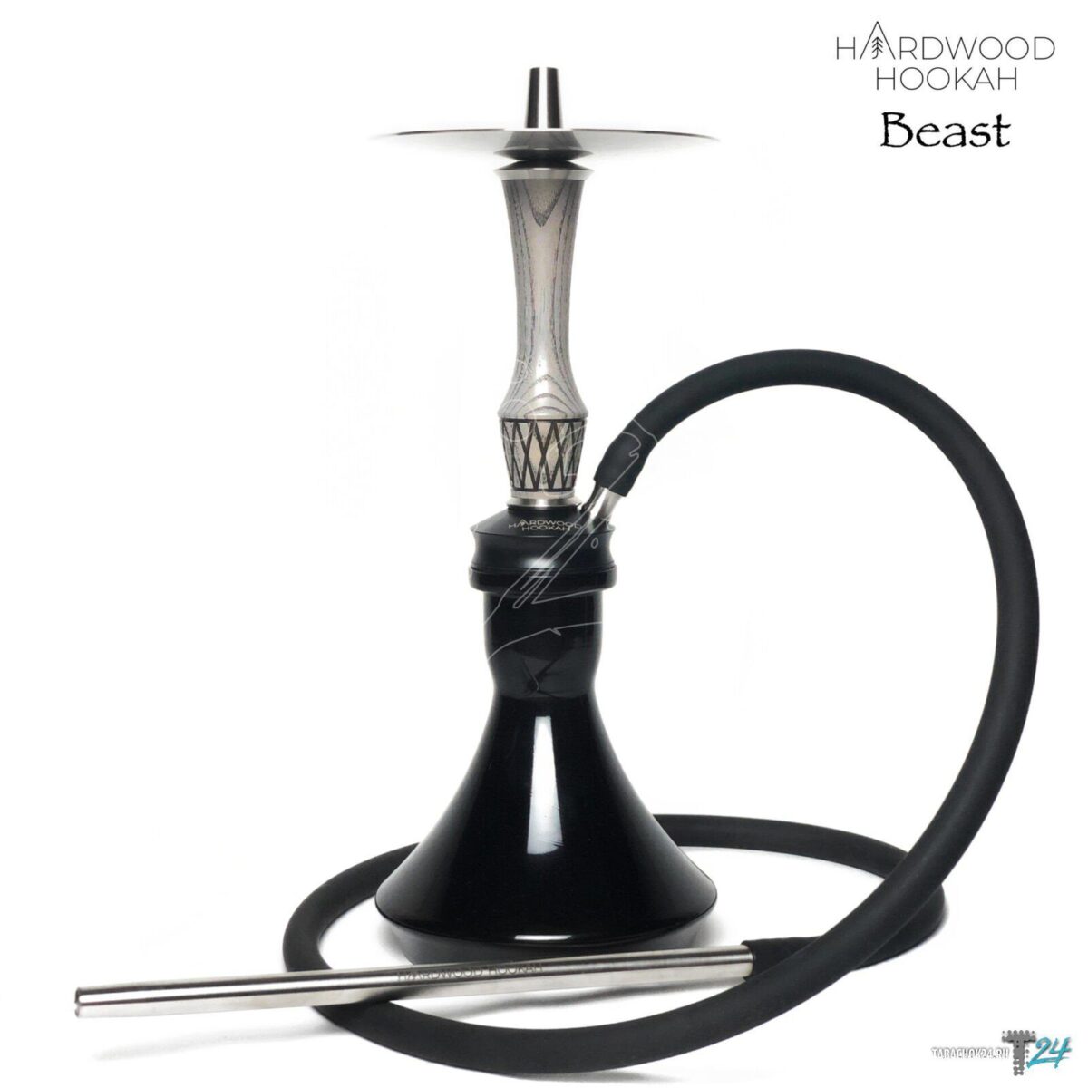 Hardwood Hookah / Кальян Hardwood Hookah Beast Grey (черная колба) на Бест Хука !