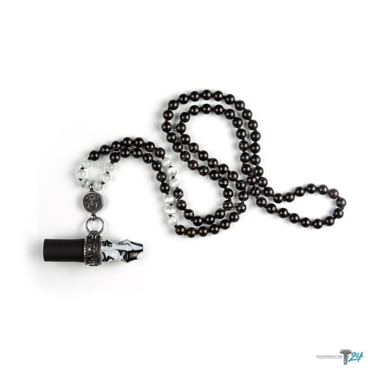 Japona Hookah / Мундштук персональный Japona hookah Samurai (beads) бело-чёрный на Бест Хука !