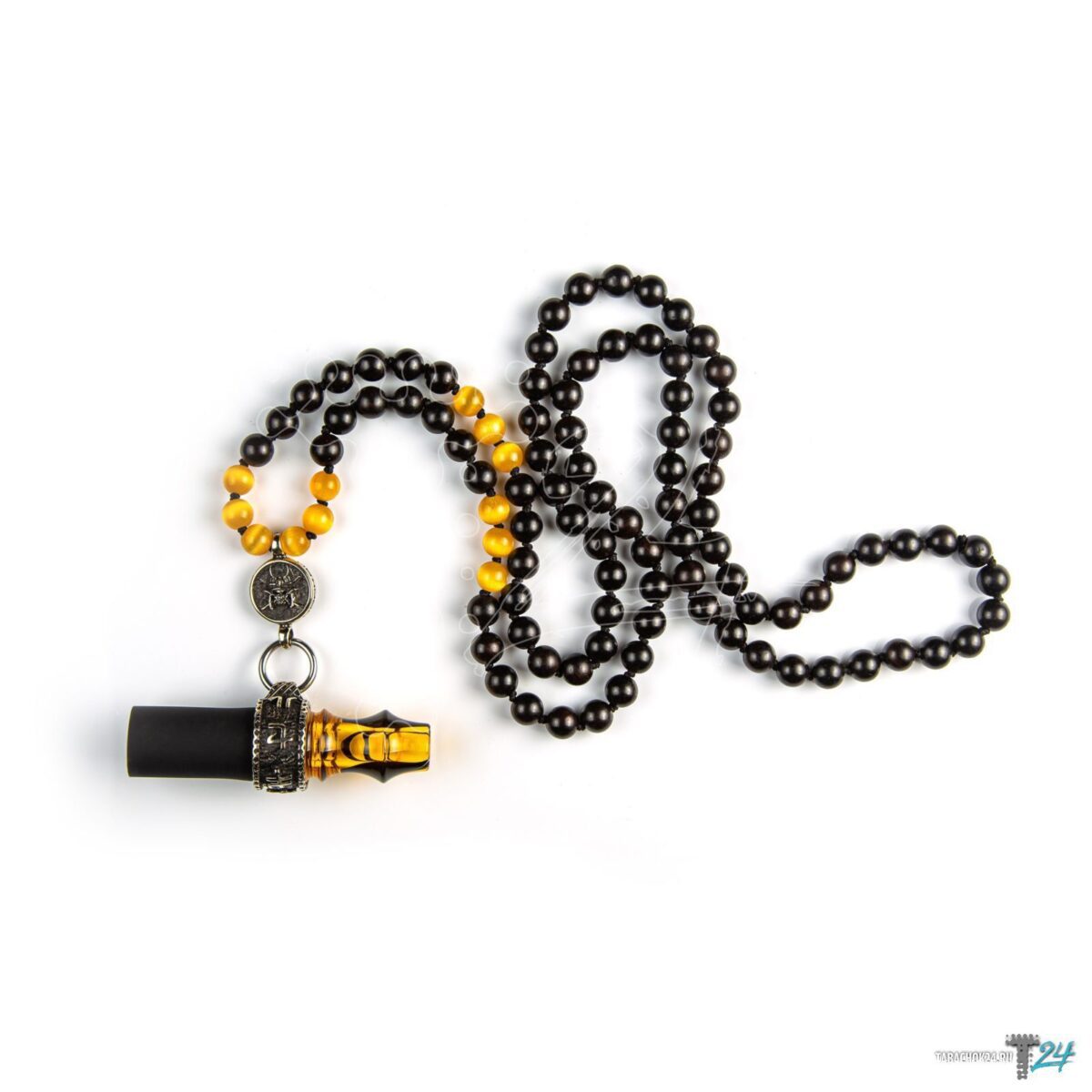 Japona Hookah / Мундштук персональный Japona hookah Samurai (beads) янтарь на Бест Хука !