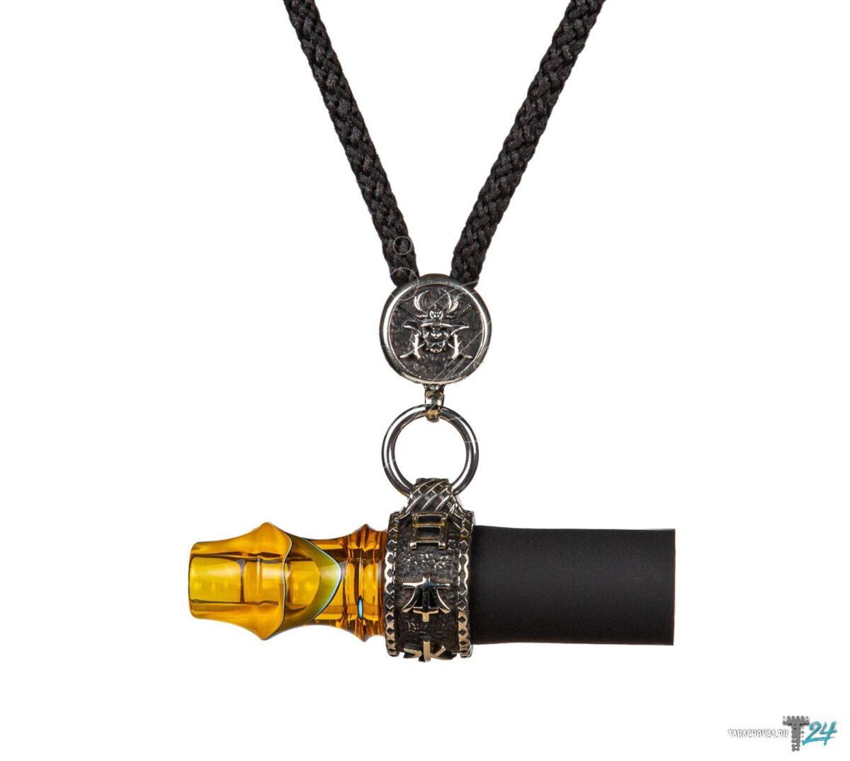 / Мундштук персональный Japona hookah Samurai (cord) янтарь на Бест Хука !