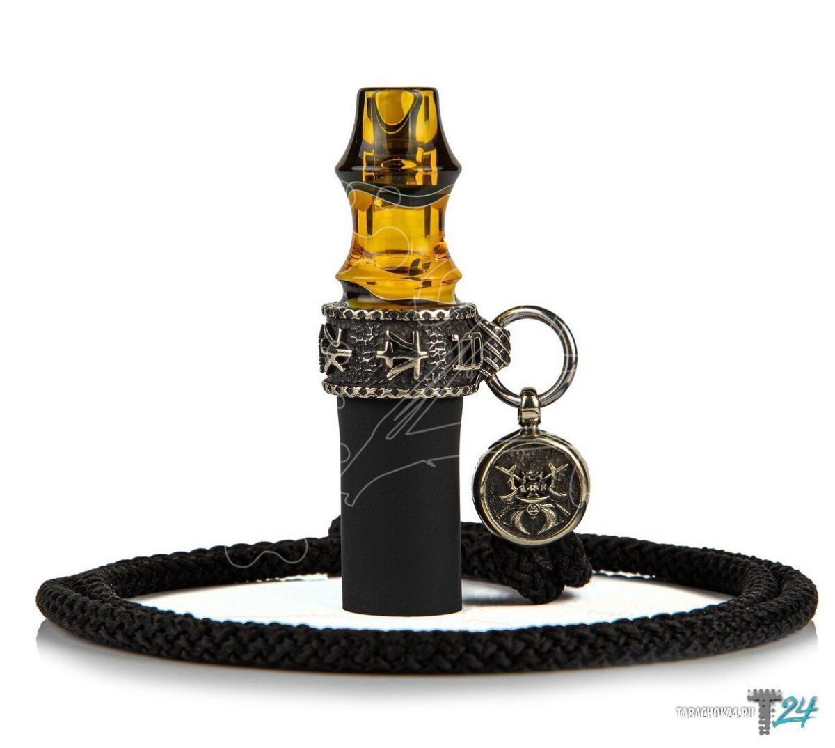 / Мундштук персональный Japona hookah Samurai (cord) янтарь на Бест Хука !